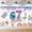 40*60in, variant on 6 7 Birthday Decorations Funny Meme Donut Theme Happy Birthday Backdrop Blue and Pink Party Photo Booth Background for Birthday Party Photography