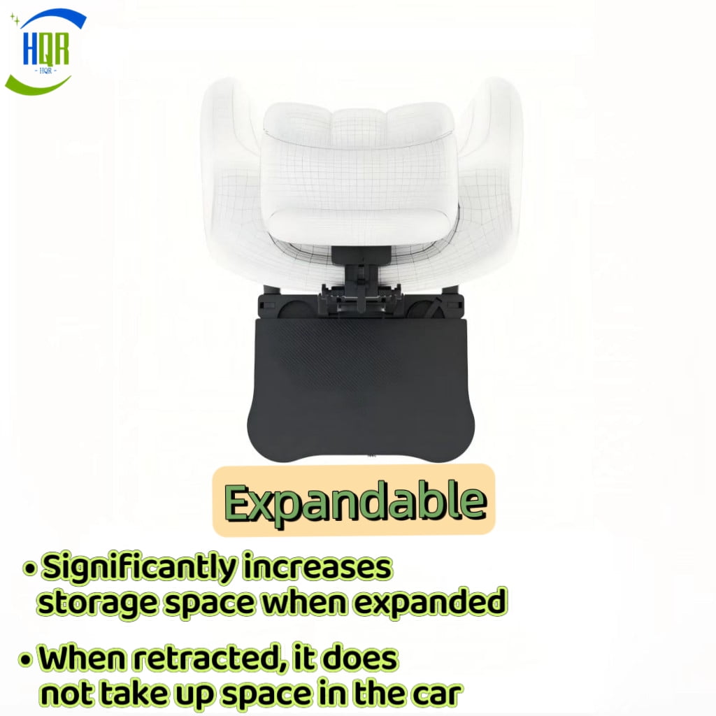 Car Seat Back Storage Table,Auto Tray Mount,Phone and Laptop Stand,Multifunctional,Adjustable,for Adults&Kids,Black