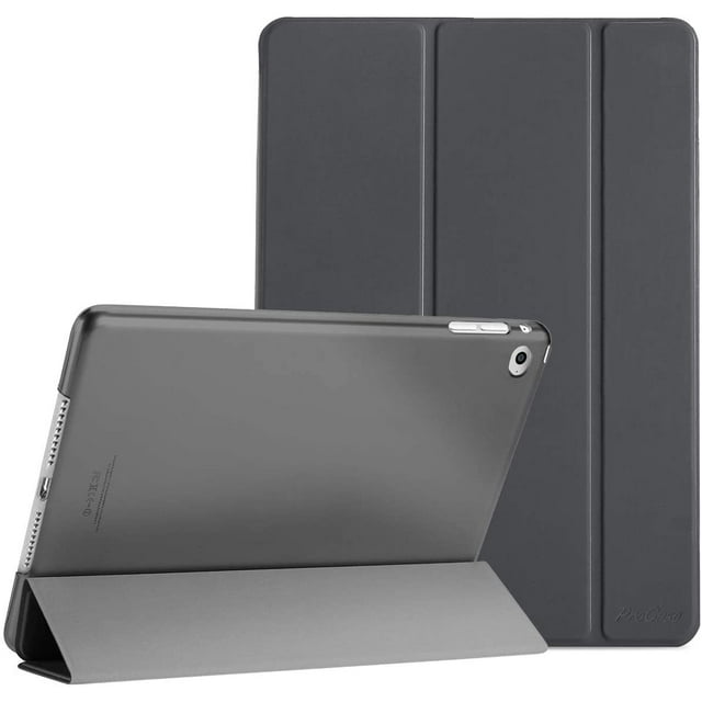 Smart Case for iPad Air 2 (2014 Release), Ultra Slim Lightweight Stand Protective Case Shell with Translucent Frosted Back Cover for Apple iPad Air 2 (A1566 A1567)