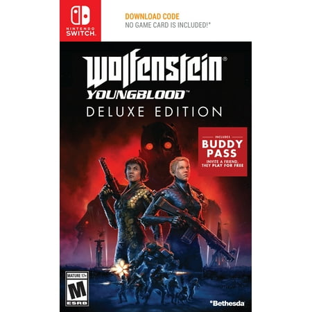 Wolfenstein Youngblood Deluxe Edition, Bethesda Softworks, Nintendo Switch, 093155174863