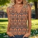 thumbnail image 1 of TaTaai Ladies Sleeveless Camisole Tshirt V Neck Strap Detail Printed Casual Top Lightweight Spring Summer Daily Wear Gift, 1 of 6