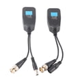 thumbnail image 2 of Passive Video Balun Transceiver with Cable Saving for HD CVI, HD TVI, HD AHD Signals, NTC, PAL, SECAM, 60 Db Crosstalk, Easy Installation, RJ45 Connector Pair, 2 of 7