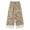 Khaki*, variant on Women's Cropped Pants Wide Leg Drawstring Elastic Waist Leopard Graphic Lace Hem Texture Casual Trousers, Brown