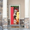 thumbnail image 5 of Christmas Door Cover Polyester Festive Door Decor For Holidays Easy Installation Durable Wrinkle Resistant For Homes Shops Public Spaces And Seasonal Display, 5 of 6