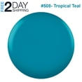 thumbnail image 2 of DND Gel Nail Polish & Nail Lacquer Set Soak Off Duo Set - #508 Tropical Teal, 2 of 4