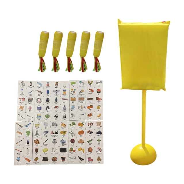 Bolsas de frijoles Regalos de juego de juego Cornhole Juego para carnaval en interiores al aire libre amarillo