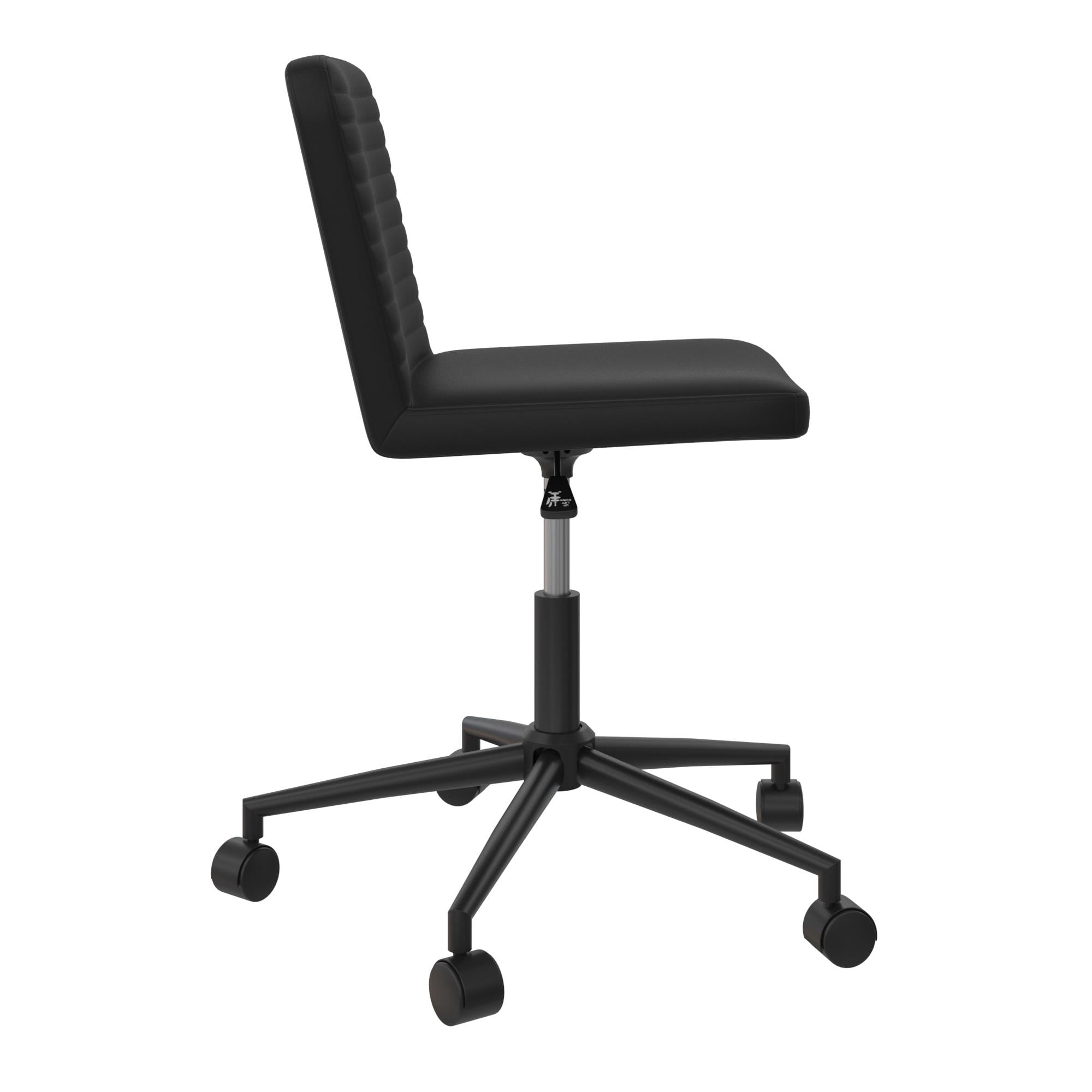 250 Black Eye Chair Height with lb. Adjustable Capacity, Task Swivel, Queer Corey &