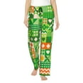 thumbnail image 2 of Lsque St Patrick's Day6 Print Women's Pajama Pants, Lounge Pant - Comfortable Home Wear,Elastic Waistband, Stylish Design-Large, 2 of 9
