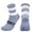 Blue, variant on Women's Wide-stripe Calf Socks, Mid-calf And Knee-high Socks, Bold Striped Casual Socks, Dark Blue