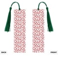 thumbnail image 2 of Kdxio Red Football Print Metal Tassel Bookmarks,Perfect Gift for Art Lovers and Bookworms Metal Bookmarks for Women, 2 of 8