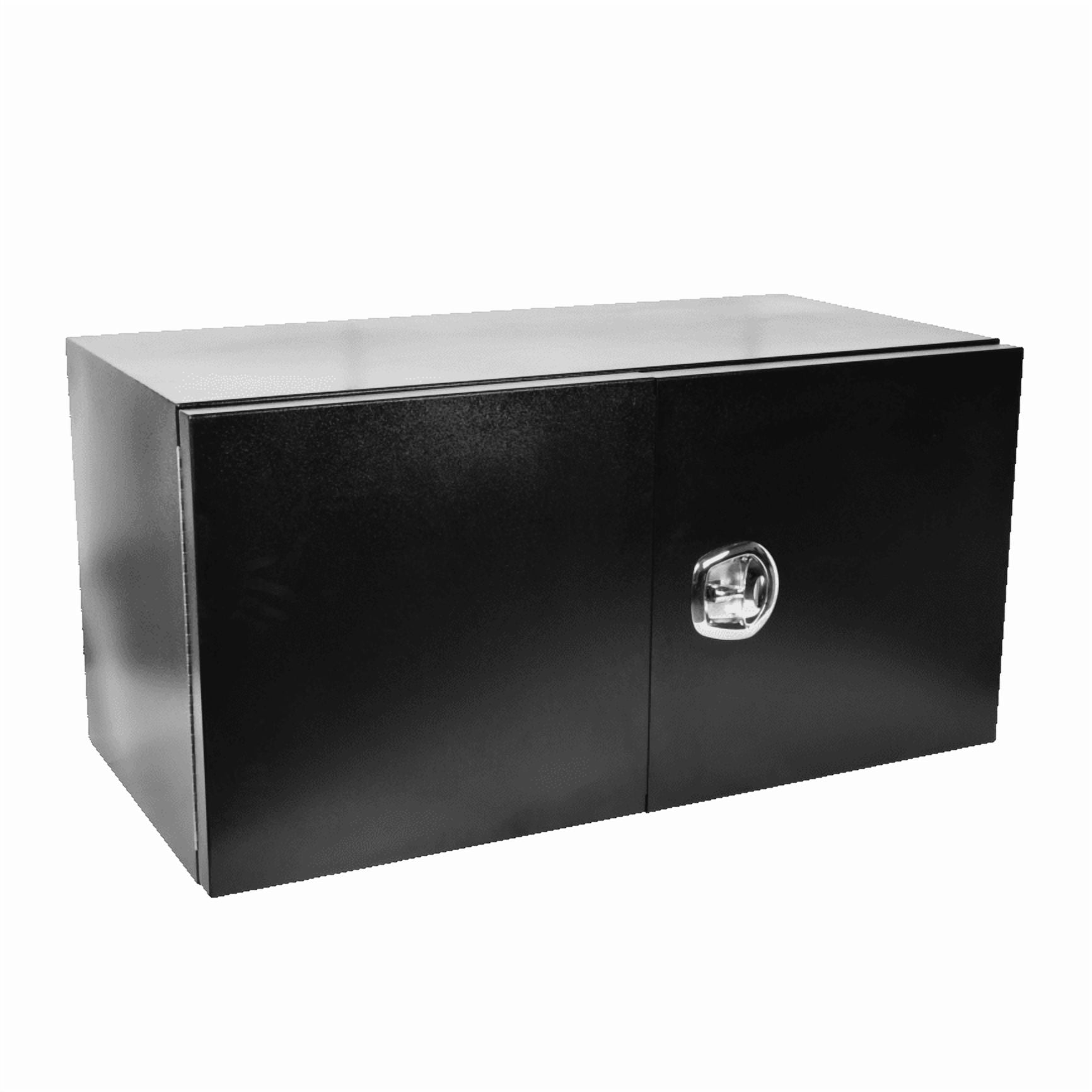 48''×24''×24" Steel Truck Bed Tool Box Underbody Storage w/ Barn Door+Key