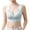 Grey, variant on Women's Nylon,Spandex Yellow chemical fiber underwear Women's U Shaped Back With A Strap Inside No Steel Ring Sports Bottom Underwear Sexy Bra