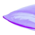 thumbnail image 3 of Purple Dreamy Set of 2 Silky Satin Standard Pillowcases, 3 of 6