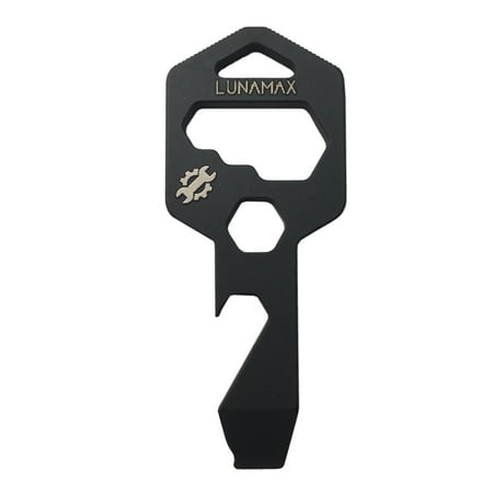 Titanium 8 in 1 Multi-Tool for Keychain- Strong, Lightweight, All-in-One Bottle Opener, Flathead