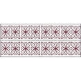 thumbnail image 2 of Camco 8' x 20' Reversible RV Outdoor Mat, Camping Mat, Burgundy Botanical, 2 of 2