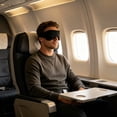 thumbnail image 5 of Dongrere Soft Breathable Sleep Eye Mask, Light Blocking Blindfold for Sleeping Travel Nap Night Rest Use, 5x26.7 Inch, Black, 5 of 6