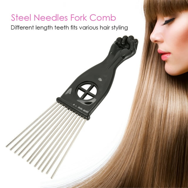Comb Men Straightening Fork Comb Hairline For Hair Dying