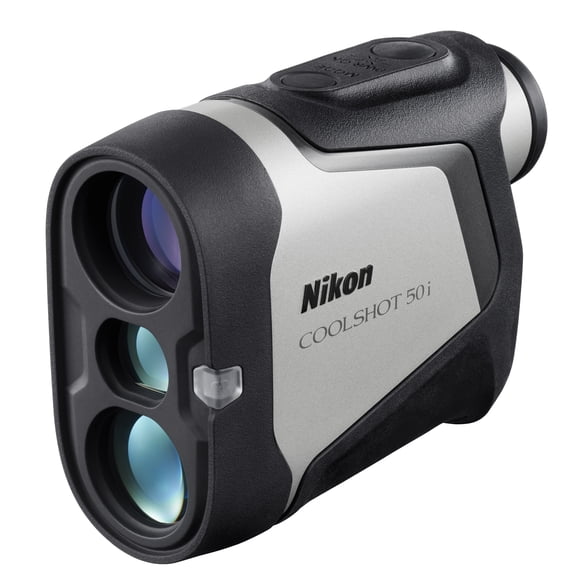 Nikon COOLSHOT 50i Laser Rangefinder, 6x Magnification, Slope Adjustment, OLED Display, Built-In Magnet, Rainproof (16760)