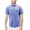 KC 1201 Blue, variant on Men's Lightweight Stretch Polyester Blend Quick Dry Short Sleeve Logo Polo Shirt (KC 1201 Red, M)