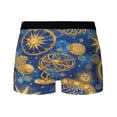 thumbnail image 4 of Calzoncillos tipo bóxer transpirables para hombre, ropa interior, regalo, Sun Moon Star, 4 of 5