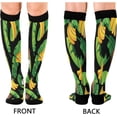 thumbnail image 2 of Bananas and Coconuts Pattern Compression Socks for Women & Men Circulation-Best for Running, Nurse, Travel, Cycling Gift, 2 of 6