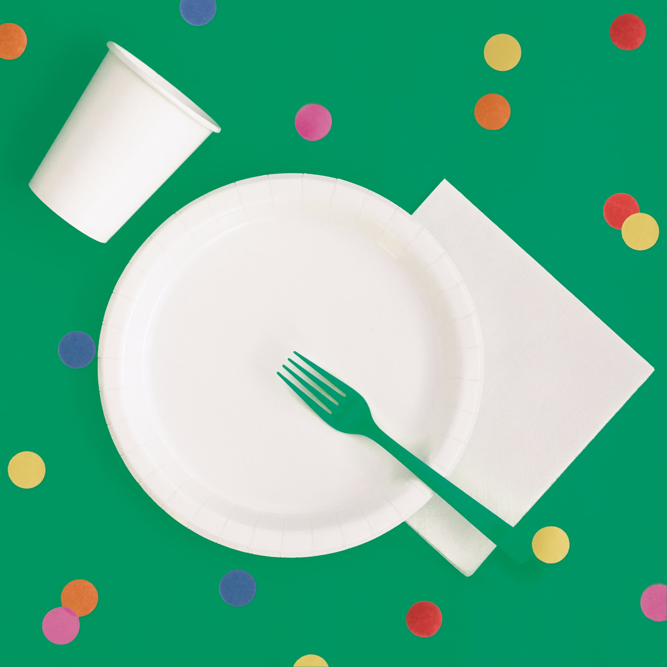 1CT 54 IN x 108IN Green Rectangular Plastic Table Covers by Way To Celebrate