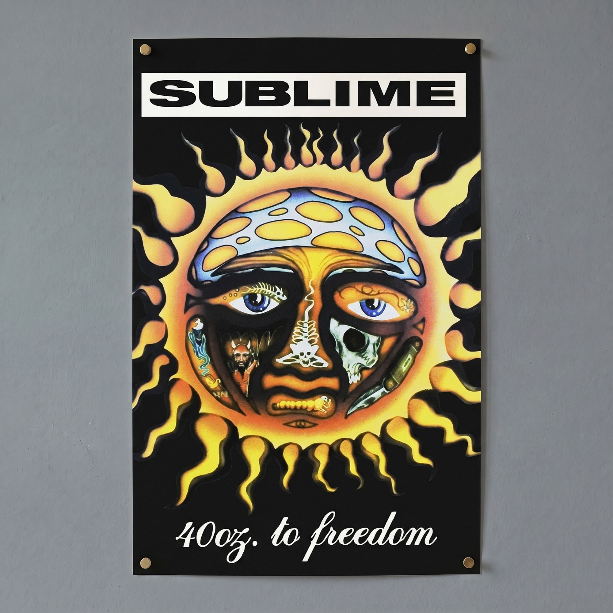 Pyramid America: Sublime: 40oz to Freedom - 11x17 Poster, Album Cover Print -Ska Punk Band Artwork, Licensed Music Wall Decor, Premium Fan Collectible