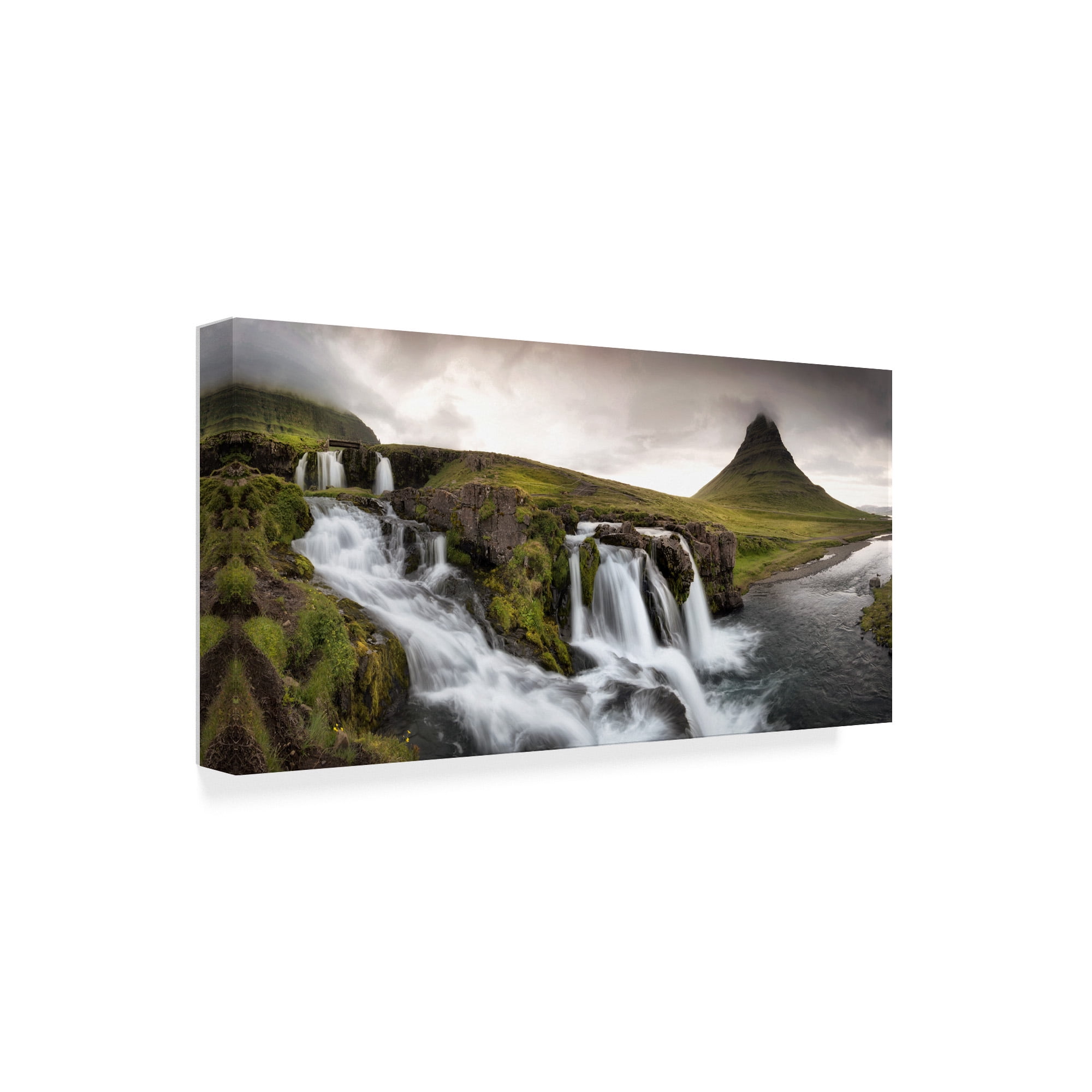 Trademark Fine Art 'Kirkjufellfoss Panorama' Canvas Art by Danny Head