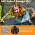 thumbnail image 6 of KOFUN Trampoline with Basketball Hoop, Enclosure, Light, Sprinkler, Anchors Kit, Ladder, 8FT 10FT 12FT 14FT 15FT 16FT Heavy Duty Backyard Trampoline for Kids and Adults, Gray, 6 of 9