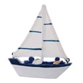thumbnail image 4 of Estatuil Modelo 4.3 Pulgadas Para Decoración De / Escritorio / Estante / pequeña sa, CUTICAT  Barco de vela de madera náutica, 4 of 5