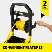 Kärcher Pressure Washer K2300PS, CETA Certified, 4 Spray Nozzles, Detergent Tank, Hose Reel, For Cars, Driveways, Siding, Patios, 1.2 GPM
