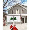 thumbnail image 5 of Garage Door Banner Cover 7 x 16 ft, Black White Green Checked Christmas Tree Christmas Garage Door Decorations Holiday Christmas Backdrop Decor for Winter New Year Xmas Party, 5 of 6