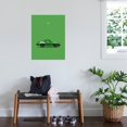 thumbnail image 3 of Art.com Porsche 911 Carrera Green Art Print by Mark Rogan, 24" x 32", 3 of 4