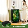 thumbnail image 2 of 4 Drawer Vertical Storage Dresser corn plant field with Wood Top Fabric Pull Drawers, 2 of 8
