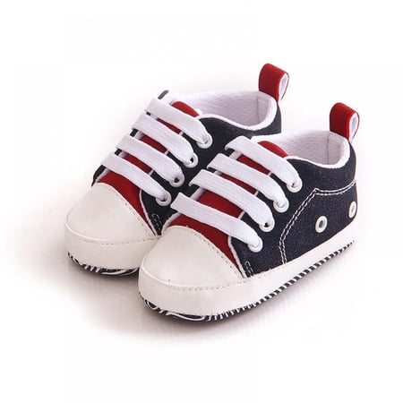 

Infant Toddler Baby Boys Girls Soft Sole Crib Shoes Sneaker Newborn 0-18 Months