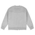 thumbnail image 5 of Children's Girls Full Zip Sweatshirts Casual Loose Solid Color Sports Jackets Sweatshirt Long Sleeved Lightweight Outerwear Gray 5 Years, 5 of 9