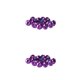 thumbnail image 4 of Eigraketly 12 piezas freno de bicicleta T25 M5x10mm tornillo bicicleta aleación acero frenos de disco perno de fijación mantenimiento piezas de repuesto Violeta 2piezas Eigraketly CBP471093, 4 of 5