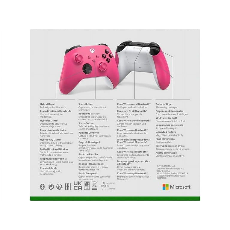 Deep Microsoft Wireless - Xbox Controller Pink