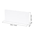 thumbnail image 2 of Unique Bargains L Type Shelf Dividers, PVC Clear Closet Shelf Separator 28 x 4 x 12cm 4pack, 2 of 5
