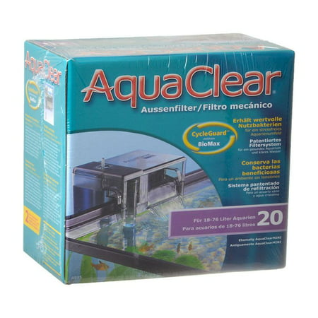 Aquaclear Power Filter Aquaclear 20 (100 GPH - 5-20 Gallon Tanks) - Pack of
