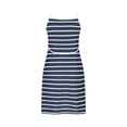 thumbnail image 4 of Ovzne Robes Grande Taille pour Femmes Rondes Robe d'Été Rayée Mini Robe Décontractée Col Rond Sans Manches Robes Courtes Robe de Vacances Liquidation, 4 of 5