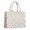 White Buffalo Pattern, variant on Large Capacity Tote Bag,Gray Buffalo Geometric Pattern Handbag Fashion Luxury Tote Bag,15.7"x13"x 5.1" Inches,Laptop Compatible