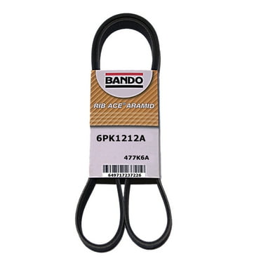 Bando 6PK1212A OEM Quality Serpentine Belt Fits select: 2007-2012 NISSAN SENTRA, 2013-2020 NISSAN NV200