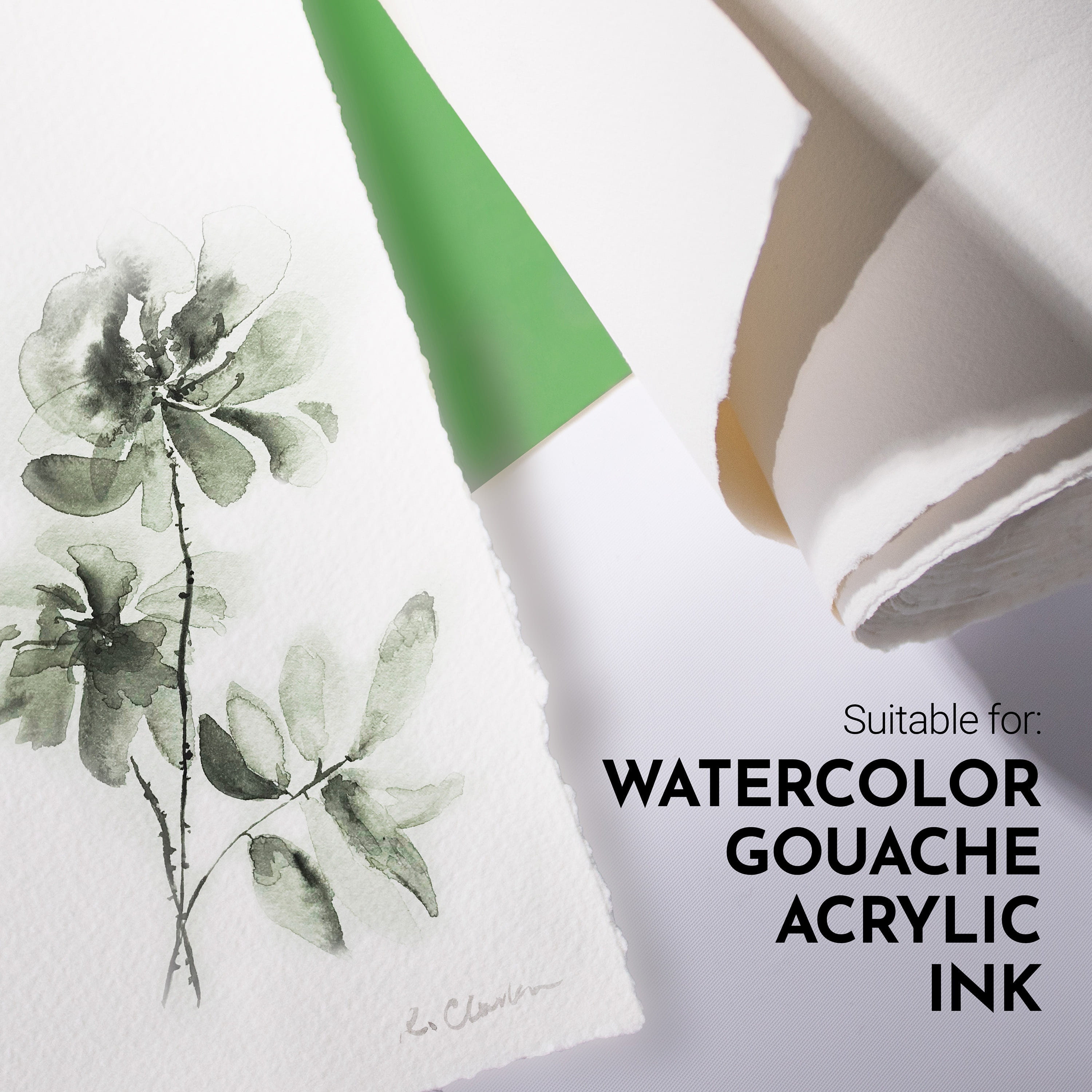 Arches 140 lb. Watercolor Paper Roll, Cold-Pressed, 44.5" x 10 yds.