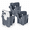 Gray, variant on Boat Rail Cup Holder 3 Pack, No-Drill Clamp-On Marine Cup Holders 360° Adjustable for Pontoon Boat, Bimini Top, Grab Bar, PWC, Jet Ski, Fits Round & Square Rails 15-40mm, Boat Gifts for Men Gray