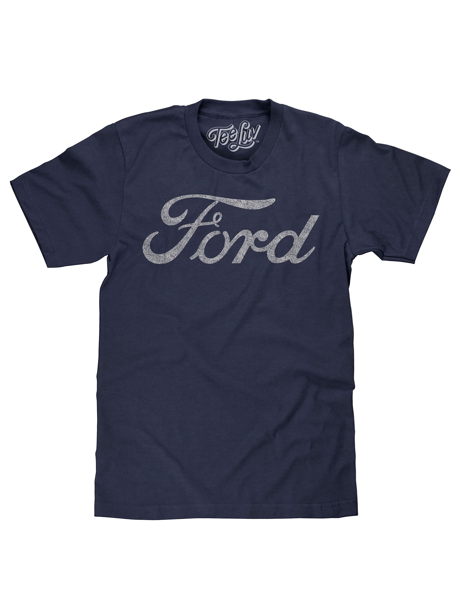 Tee Luv Men's Distressed Ford Signature Logo T-Shirt (3XL) - Walmart.com