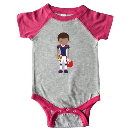 

Inktastic African American Boy American Football Rugby Gift Baby Boy Bodysuit