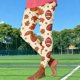 thumbnail image 2 of TaTaai Women Casual Rugby Random Print Yoga Leggings Skinny Fit Stretchy Material Ladies Gym Exercise Daily Commute Wear Non-See-Through Machine Washable Stylish Comfortable Pants Gift, 2 of 5