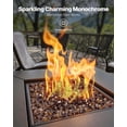 thumbnail image 2 of VEVOR 20 LBS Fire Glass 1/2-Inch Fireplace Glass Rocks for Fire Pit Table Copper, 2 of 9