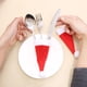 thumbnail image 5 of Sombrero de Navidad Adornos Suministros de cocina Soporte para vajilla Bolsa Soporte para cubiertos, 5 of 8